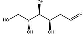 API intermediate 2-Deoxy-D-glucose 154-17-6 Structure
